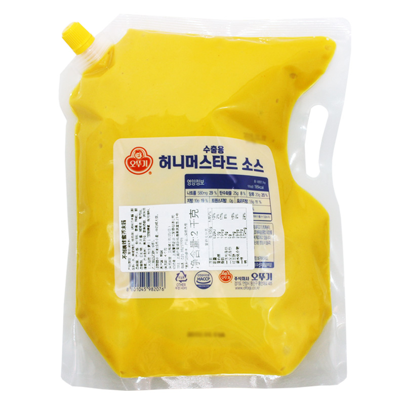 韓國(guó)不倒翁蜂蜜芥末醬2kg