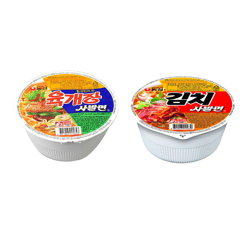 農(nóng)心碗面（牛肉味、泡菜味）