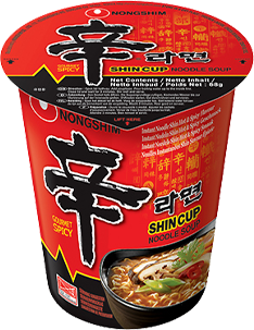 農(nóng)心進口辛拉面杯面
